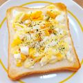 ＊なぁ＊'s cooksnap of when they made 調理パン系●マヨネーズ＆ゆで玉子トースト.