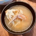 じゅんの助's cooksnap of when they made 毛がにの殻で♪出汁がよく出る味噌汁.