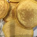 はろたろ's cooksnap of when they made 離乳食♡かぼちゃ豆乳粉ミルクパンケーキ.