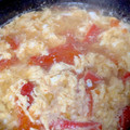 accoacococ's cooksnap of when they made ☆卵とトマトと豆腐のふわふわスープ☆.