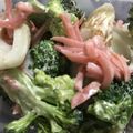 ma___111's cooksnap of when they made 紅生姜でブロッコリーと竹輪のマヨ和え.
