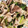 みゃみゃごと's cooksnap of when they made 小松菜と豚肉のあんかけ.