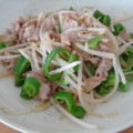 Nekozame's cooksnap of when they made もやしと豚小間炒め.