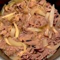 rikakos2's cooksnap of when they made きのこたっぷりの牛丼.