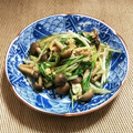 KAKO_KAKO's cooksnap of when they made しめじと水菜の卵炒め.