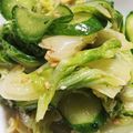 monjimari's cooksnap of when they made あと１品！サラダチキンと白菜の中華サラダ.