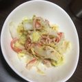 Nの人's cooksnap of when they made 白菜とカニかまのツナマヨおかかサラダ.