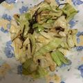 みくさまんさ's cooksnap of when they made 塩昆布で速攻♡キャベツとエリンギ炒め.