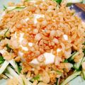 vegearrow's cooksnap of when they made 冷やしたぬきの豆腐サラダ.