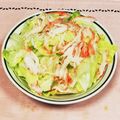 nana_tenjo's cooksnap of when they made ☆レタスとカニカマの簡単レモンサラダ☆.
