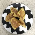 buos's cooksnap of when they made ベーグルで☆フレンチトースト☆.