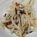クック6DDPP8☆'s cooksnap of when they made レンジで超簡単副菜⭐もやし塩昆布のナムル.