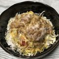 クック9MNDGO☆'s cooksnap of when they made 減量飯！キャベキム納豆腐.
