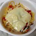 blue_cloth's cooksnap of when they made カルボナーラ残りをリメイク！簡単！時短.