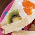 ＊あおママ＊'s cooksnap of when they made 断面萌え　丸ごとフルーツサンド　.