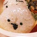 あすか_てんくま's cooksnap of when they made 簡単キャラ弁！しょぼんのおにぎり❤.