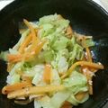 ひろみつばち's cooksnap of when they made 小松菜人参生姜ナムル(簡単).