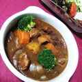 chako106HM's cooksnap of when they made 炊飯器で牛すね肉のビーフシチュー.
