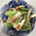 ローゼリィ's cooksnap of when they made 絹さやと竹輪の味噌マヨ和え.