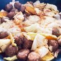 えむ36's cooksnap of when they made イシイのミートボールdeチーズダッカルビ.