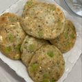 s2まる。's cooksnap of when they made 豆腐と枝豆のもちもちおやき(チーズ入り).