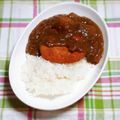 カレンガール's cooksnap of when they made コロッケカレー！.
