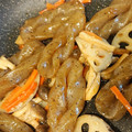 さぁ★たぁ★'s cooksnap of when they made ねじり蒟蒻と蓮根のきんぴら.