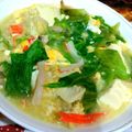 ユーロン's cooksnap of when they made 豆腐カニカマ卵トロ塩ラーメン☆レタスもね.