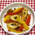 tokotann's cooksnap of when they made 竹輪とカラーピーマンのカレー風味炒め.
