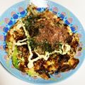 ☆まなっくま☆'s cooksnap of when they made 粉不要！はんぺんと卵1でフワッお好み焼き.
