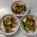 みちゃこmisako's cooksnap of when they made ちくわとスナップエンドウの照り焼き.
