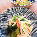 S＊mama♡'s cooksnap of when they made グリーンリーフとカニカマのゴママヨ和え♡.