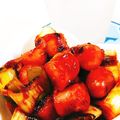 ＊sunlight＊'s cooksnap of when they made ネギとソーセージのちょい辛コロコロ炒め♡.
