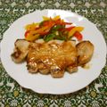 pitachan1's cooksnap of when they made ロース厚切り肉で＊しょうが焼き♪.
