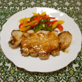 pitachan1's cooksnap of when they made ロース厚切り肉で＊しょうが焼き♪.