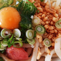 Sのママ's cooksnap of when they made 丸亀風の釜玉うどん(だし醤油).