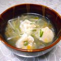 ＠迷子＠'s cooksnap of when they made シュウマイともやしのスープ.