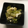クック78R779☆'s cooksnap of when they made セロリと油揚げの煮浸し.