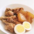 °＊リカぽん＊°'s cooksnap of when they made 鶏手羽元と大根の甘辛煮込み.