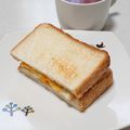 ＊ｃｌｏｖｅｒ＊'s cooksnap of when they made 簡単☆ベーコンエッグでホットサンド.