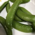 mitimiya's cooksnap of when they made 面倒なスナップえんどうの筋とり.
