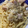 maapegg＊'s cooksnap of when they made 簡単 濃厚カルボナーラ(牛乳使用).