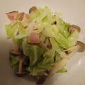 sweetminki's cooksnap of when they made LDL☆シメジキャベツの白だしバタ-炒め.