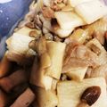 きっちゃきっちん's cooksnap of when they made 豚バラ肉と長いものソース炒め.