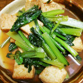 クックHJTK9C☆'s cooksnap of when they made 鉄分補給！超簡単小松菜と厚揚げの炒め物♪.