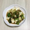 クック4P73QB☆'s cooksnap of when they made 長ねぎ大量消費！ガーリックバター炒めだ！.