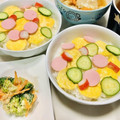 ryumi58's cooksnap of when they made 水玉ちらし寿司.
