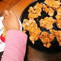 単細胞やろー's cooksnap of when they made マシュマロクリスピー.