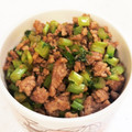 クック3KO03F☆'s cooksnap of when they made 大根の葉と挽肉の炒め物☆.