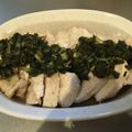 だい☆あお☆まり's cooksnap of when they made 鶏むね肉レンジ蒸し　ネギニラの香味ソース.